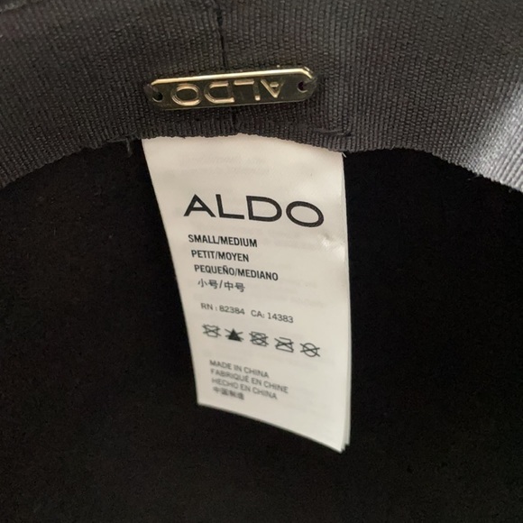 Aldo Black Felt Hat - Picture 3 of 6